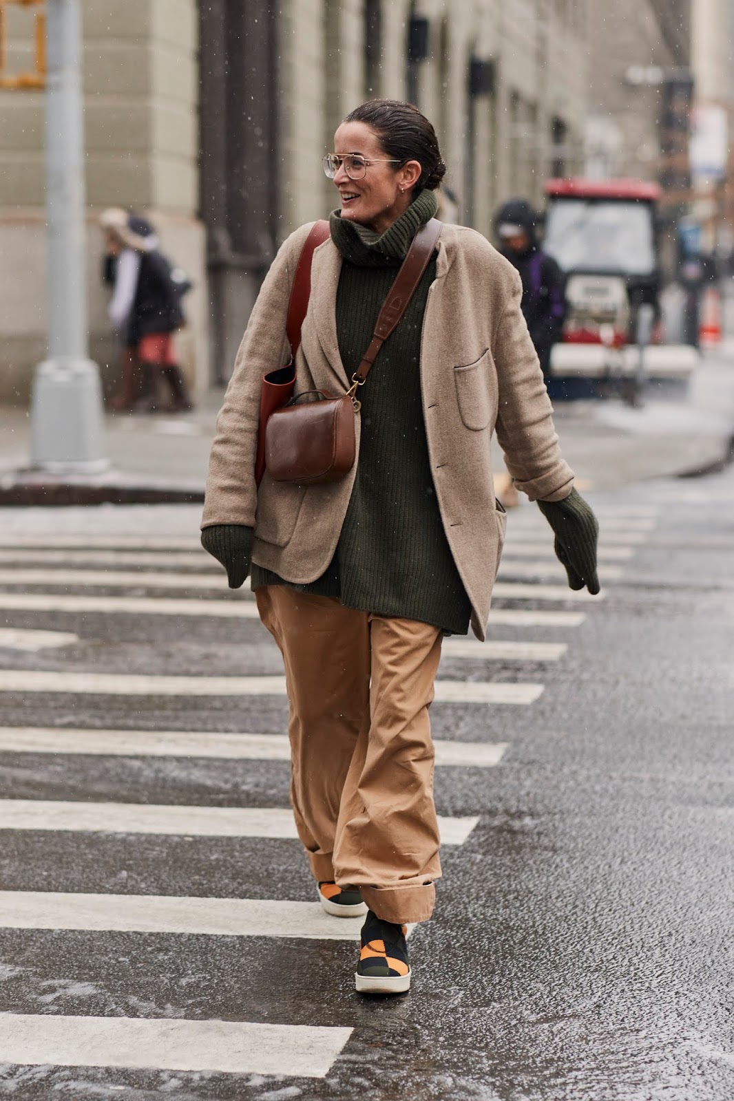 newyork woman's fashion week street style - DIMANCHE