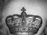 Black Royal Crown King Crown Tattoo