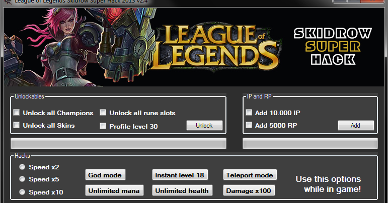 League of Legends Hack Tool Free Download No Survey Unlock all