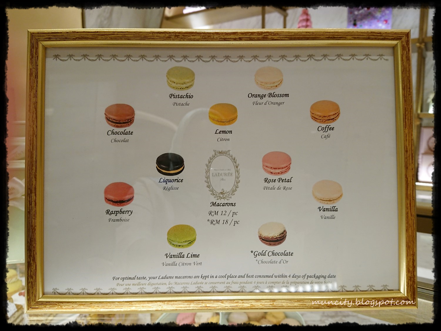 Lalalaland Jjcm Ladurée Malaysia According To The Staff At Counter Most Por Flavors Are Pistachio Vanilla Rose Petal And Raspberry Other Clic Available