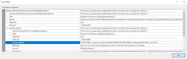 ORA00001 unique constraint entity framework 6 code first approach