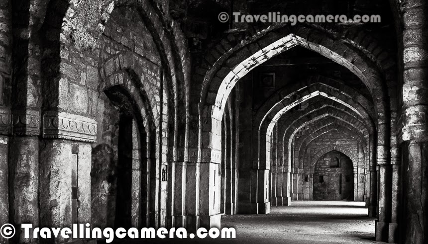 Few weeks back, Nat Geo Moments Awards 2014 team announced an Instawalk in Delhi and Photographers were asked for share their Instagram & Twitter accounts to select 20 Photographers from the City. I also got a chance to join for this Instawalk, which happens in Mehrauli Archelogical Park in Delhi. Let's check out this Photo Journey to know more about the Instawalk and Nat Geo Moments Awards.I had also shared by Instagram account with Nat Geo team and was selected to join this Insta-walk. It sounded very exciting but at the same time I had my doubts about this Photo-walk, because I couldn't find names of photographers who definitely do great photography & my inspiration as well. Because it was about Nat Geo, I wanted to give them a benefit of doubt. One of my office friend was also joining for the walk, which was encouraging.Mehrauli Archeological Park is close to Qutub Minar Metro station, so we planned to take Metro-train from Noida to reach for Instawalk at 9:30am. Opposite to Delhi trends, Instawalk started on time and we were late by 5 minutes. But we hit the place before the first brief. Delhi Heritage Walks team was there to help every Photographer to understand the place, although most of the photographers were more interested in capturing the place well. There was negligible participation from Nat Geo. It seemed more like a promotional event by Nat Geo, wherein they wanted folks to create some buzz about #NGMA2014 through Instagram and Twitter.All of us met around Jamali Kamali Mosque and Tomb complex built in Mehrauli Archaeological Park. Jamali Kamali is one of the oldest structures in the town which is maintained by ASI. It was built around 1528 CE.Breakfast was arranged during the Instawalk. There is a green area around Jamali Kamali, which was chosen for breakfast. Food was good and I think, it was home made.Mehrauli Archaeological Park is spread over an area of around 200 acres in Delhi. This Archeological park is located just on the back side of Qutub Minar World Heritage site and the Qutb complex. This park consists of more than 100 historically significant monuments, although many of them are in ruins now. There are few interesting water bodies in this complex and most part of it is very well maintained with green patchesMehrauli Archeological Park is the only area in Delhi includes the ruins of Lal Kot built by Tomar Rajputs, which makes it the oldest extant fort of Delhi.Mehrauli Archeological park contains sites like Tomb of Balban, wherein a true arch and the true dome were built for the first time in India... and then Jamali Kamali Mosque and Tomb of Maulana Jamali Kamali (Jamali Kamboh),Quli Khan's Tomb, Jahaz Mahal, Zafar Mahal of Bahadur Shah II alias Lal Mahal,  Gandhak ki Baoli, Hauz-i-Shamsi and Tomb of Adham Khan. Rajon Ki Baoli, a stepwell, and Madhi Masjid.A view of Qutub Minar from Kuli Khan Tomb. When we were roaming around this place, a bunch of folks were playing cricket in the back side of Tomb of Kuli Khan. This comparitively a smaller tomb and one needs to climb up few stairs to see it from inside. Tomb of Quli Khan, overlooking the Qutub Minar. All Instagrammers were busy in clicking photographs around the tomb and few were simultaneously posting these photographs to Instagram and Twitter. Rain had happened last night so some of us tried clicking reflections as well :).Above is a photograph of Rajaon ki Baoli, which is comparatively smaller than Gandhak ki Baoli. All this shows about rich Indian Heritage in capital city Delhi.  It's a famous stepwell near Adham Khan's Tomb having multiple levels in it and one of the special places inside Mehrauli Archaeological ParkRajon Ki Baoli is also referred as 'Rajon ki Bain'. This magnificent three-storeyed stepwell is believed to have been built by Daulat Khan during the reign of Sikandar Lodi.Rajaon ki baoli is one of the highlights of Mehrauli Archaeological Park and everyone during Instawalk liked this place the most. This baoli has multiple levels and each level of the baoli exposes to visitors as one walks towards its steps. The baoli-complex has a 12-pillared tomb and a mosque with some pretty plaster decoration on it. This Instawalk was concluded here and we headed back. Now it was time for me to attend a Blogger meet at CP.