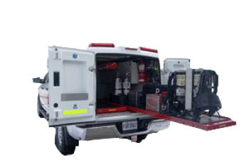 Sliding Ergnomic Trays for Emergency Vehicles