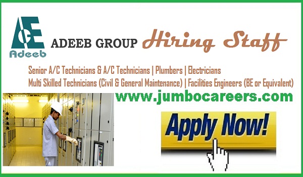 Adeeb group latest job careers 2023, Latest company jobs with salary,