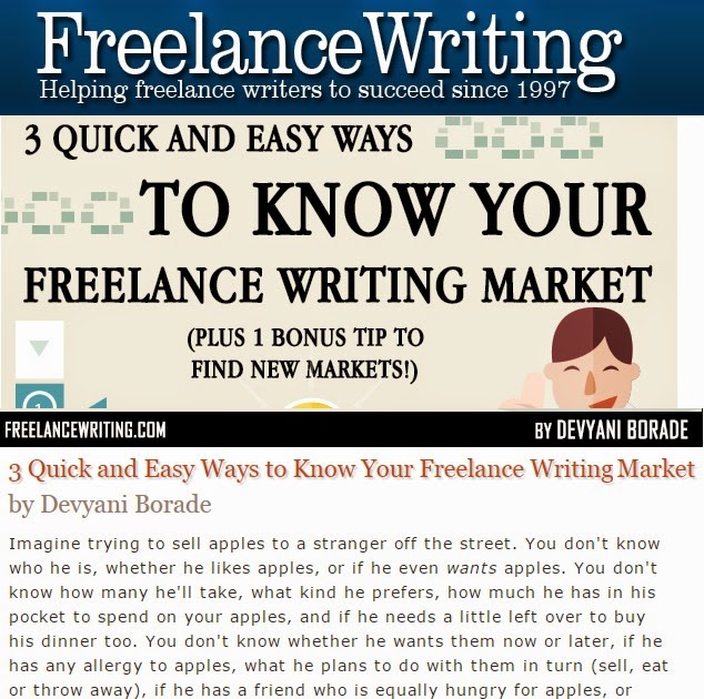 Verbolatry - Devyani Borade - 3 Quick and easy ways to know your freelance writing market - Freelance Writing