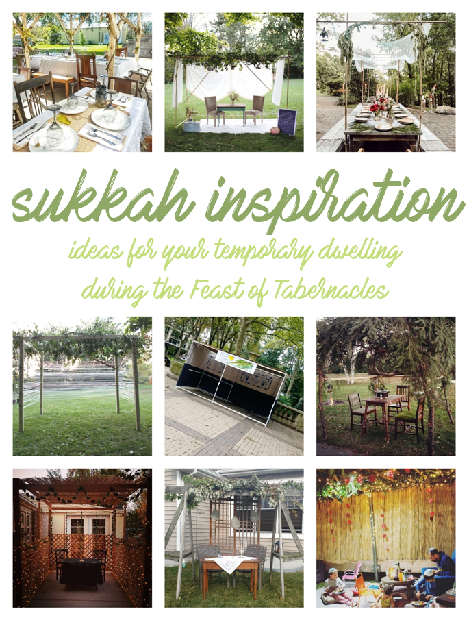 Sukkah Inspiration - lots of ideas for temporary dwellings for the Feast of Tabernacles | Land of Honey