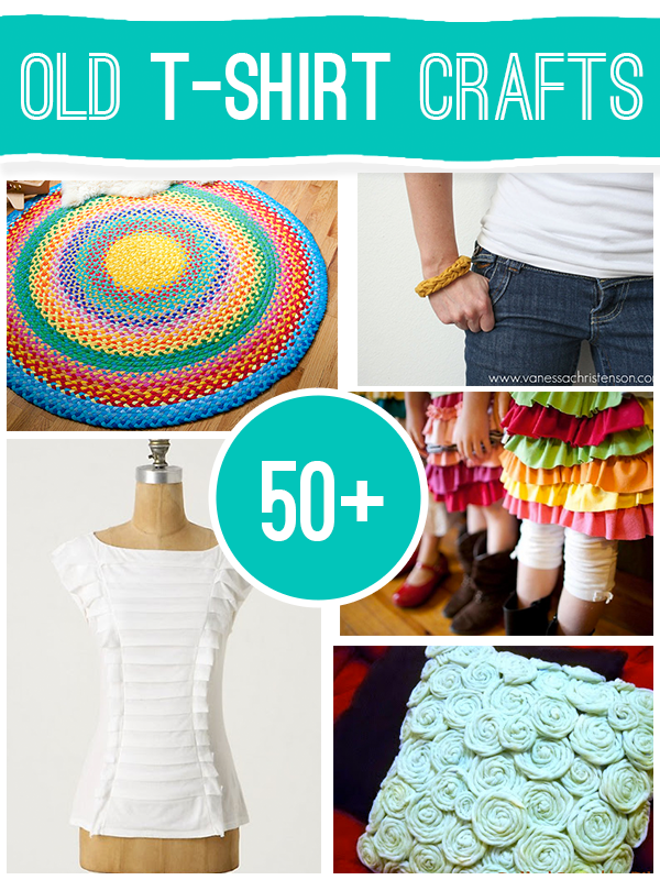 Plus 50 Recycled T Shirt Craft Projects DIY Craft Projects