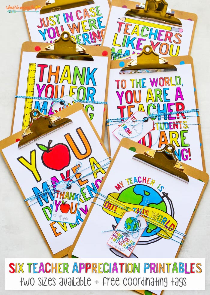 Printable Teacher Gifts