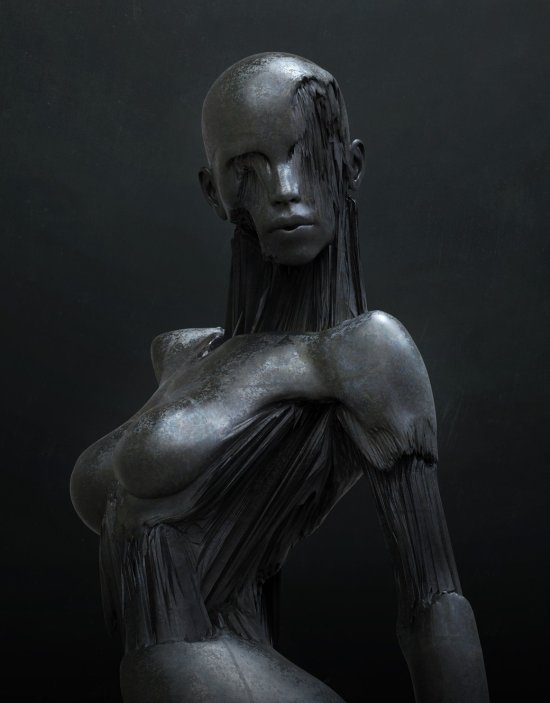 As sombrias ilustrações e modelos 3D de fantasia, ficção e terror de Elias Ravanetti Elias Ravanetti artstation arte ilustrações modelos 3D sombrias terror fantasia ficção