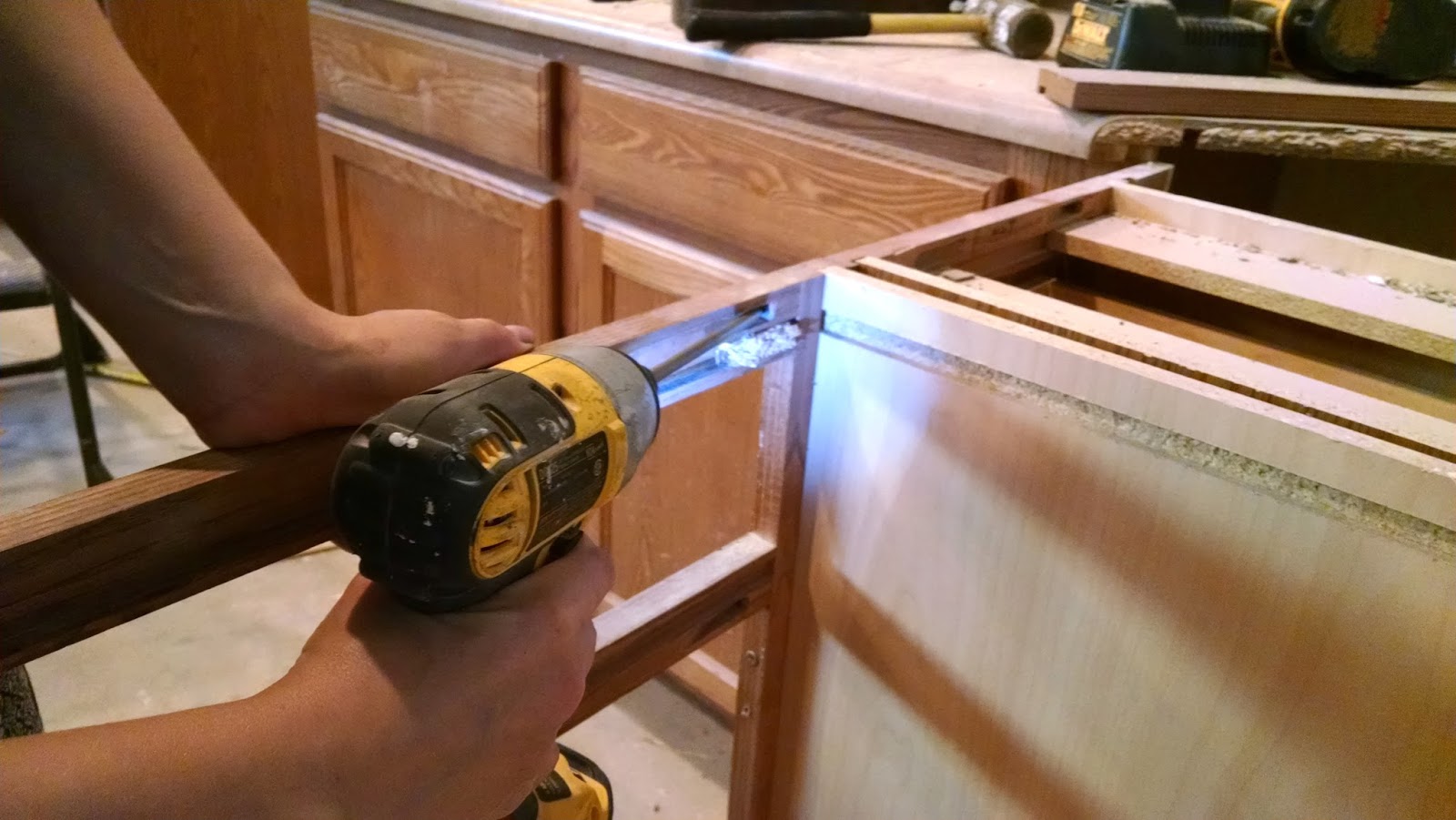 How to Install an Apron Sink in a Stock Cabinet