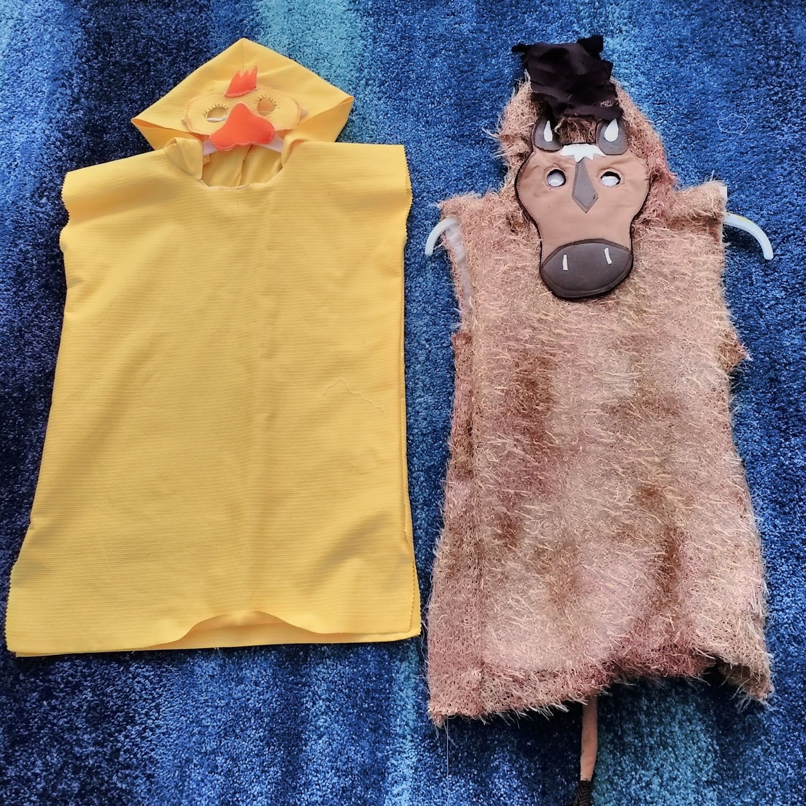 toddler pretend play Halloween costume dress up Chicken rooster farm animal felt mask