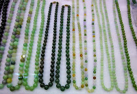 Beautiful ball chain jadeite at Bogyoke Market Yangon Beautiful ball chain jadeite at Bogyoke Market Yangon