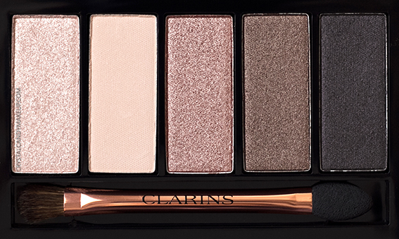 Clarins Instant Natural Glow 5-Colour Eyeshadow Palette Review Photos