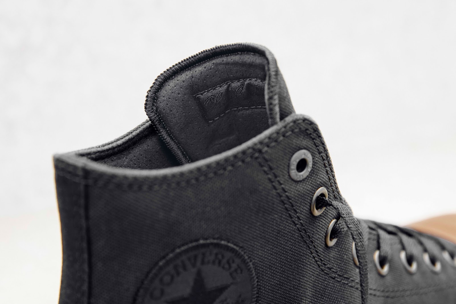 converse leather gum sole