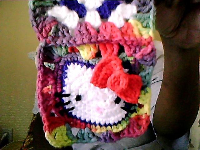 My very own Hello Kitty Granny Square