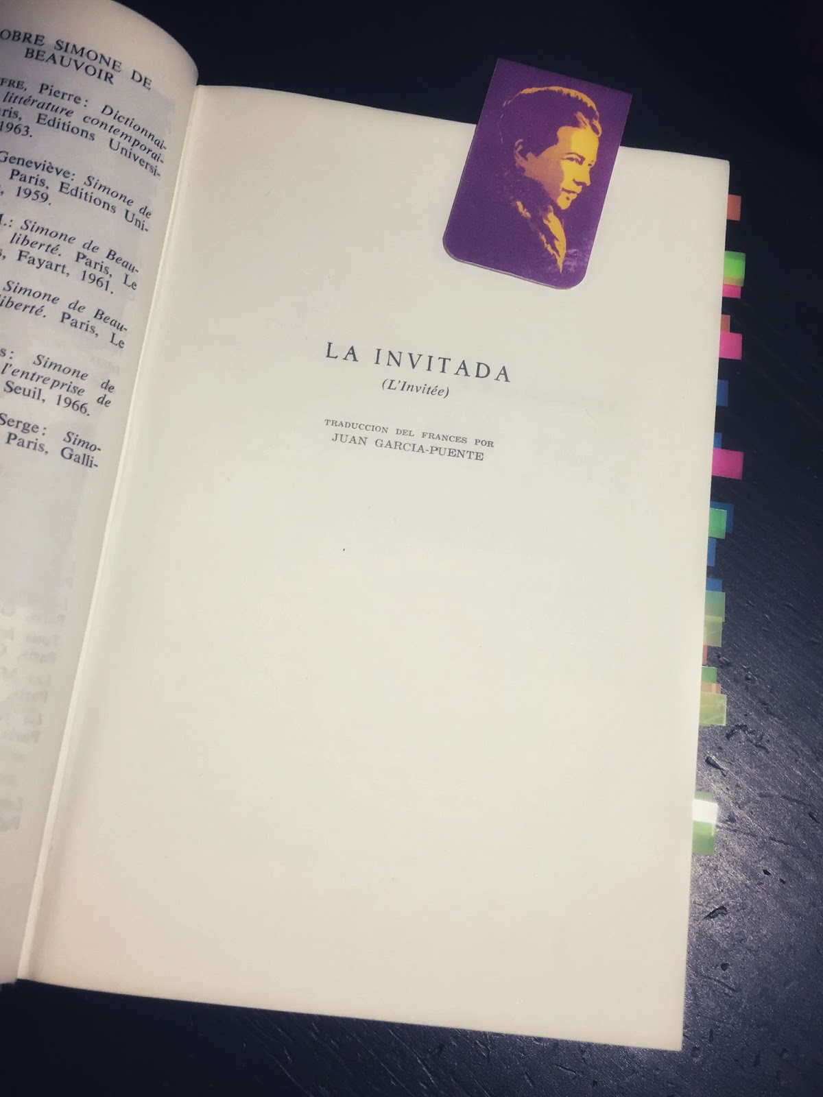 La Invitada Simone De Beauvoir
