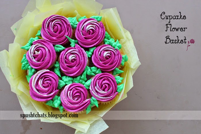 Spusht | Cupcake Flower Basket