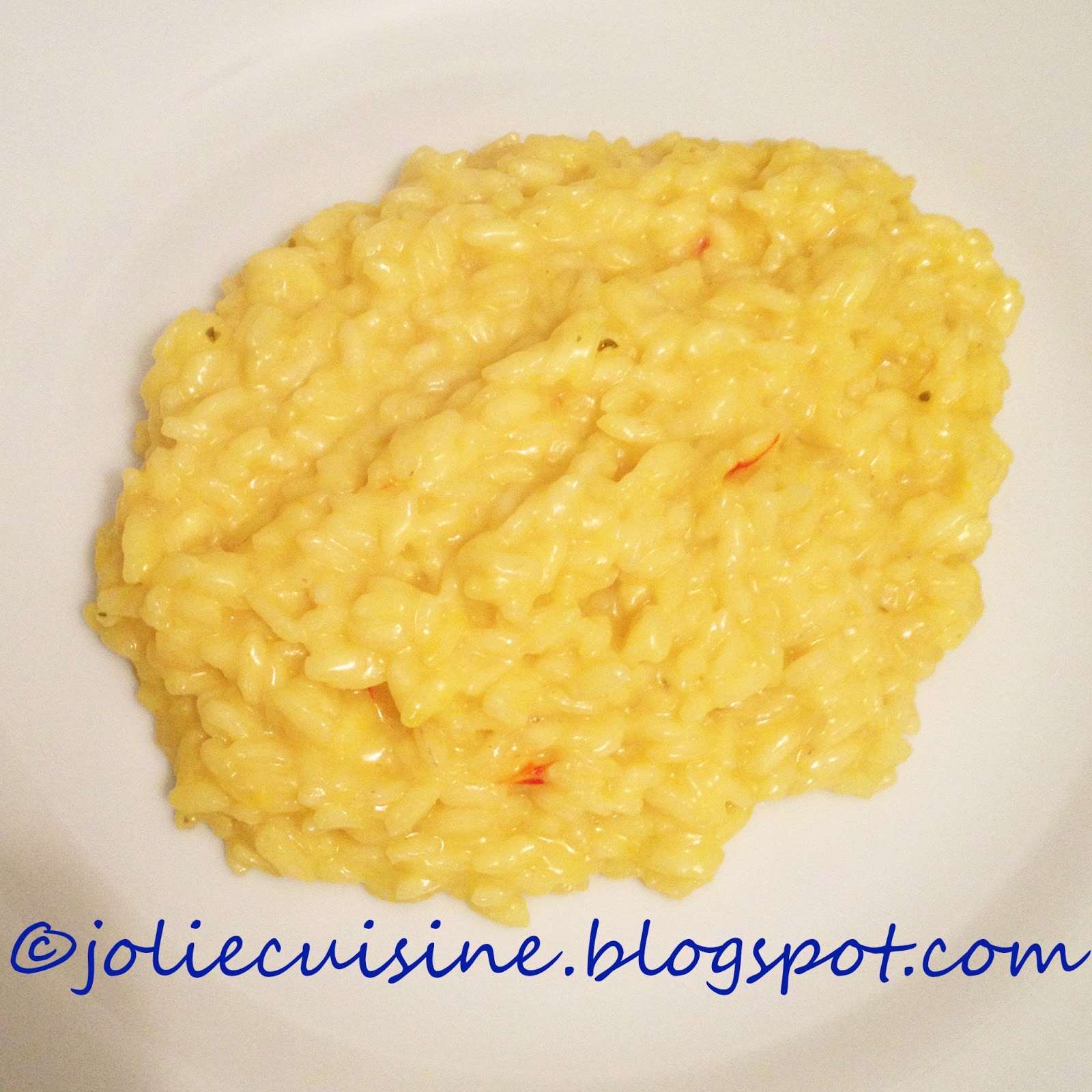 JOLIE CUISINE RISOTTO ALLA MILANESE