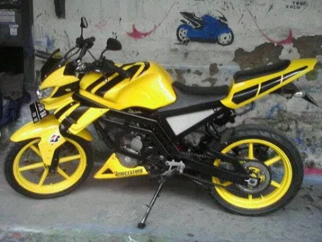 Modifikasi Honda Tiger Yellow Modifikasi Honda Tiger Yellow