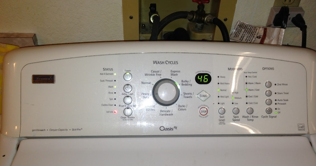 Did This Really Work????? Kenmore Oasis Off Balance Spin Cycle How