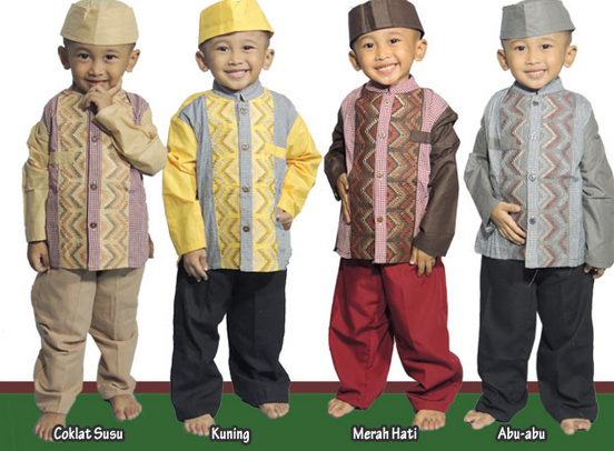 21 Koleksi Model Baju Muslim Lebaran Kombinasi Batik 2020 