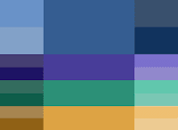 Bright Cobalt Cветлый кобальт Палитра акцентированной аналогии цветов Осень-зима 2014 Pantone модные популярные цвета