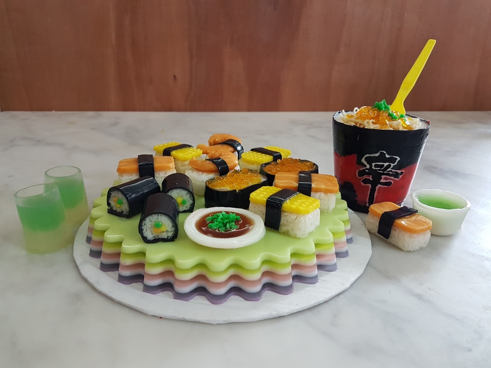 Yochana's Cake Delight! Sushi Jelly Platter