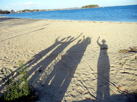 Our group's reflection on the beach in Norwalk, CT Our group's reflection on the beach in Norwalk, CT