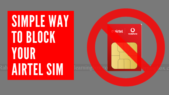 Steps to Follow after You lost your Airtel Sim Card  