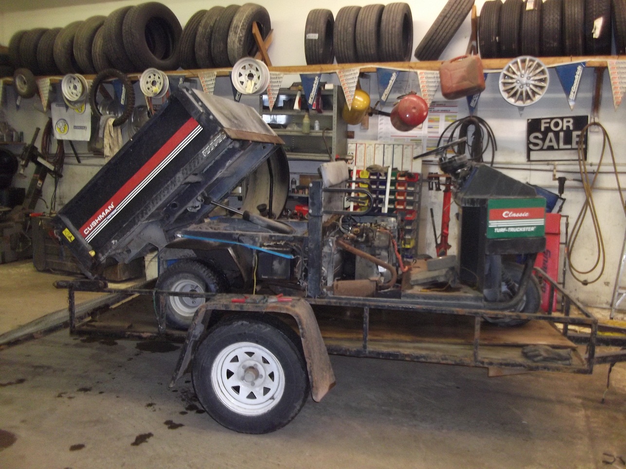 to RJ TIRE AND SERVICE We Service Cushman Turf Truckster!