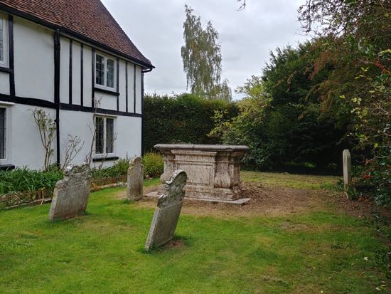 Photograph of The north side of the tomb - September 30, 2018  Image by the North Mymms History Project released under Creative Commons BY-NC-SA 4.0