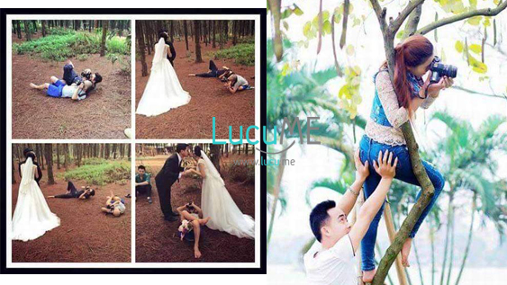 10 Gaya Fotografer Ini Kocak Banget, Kebanyakan Aksi Melebihi Modelnya