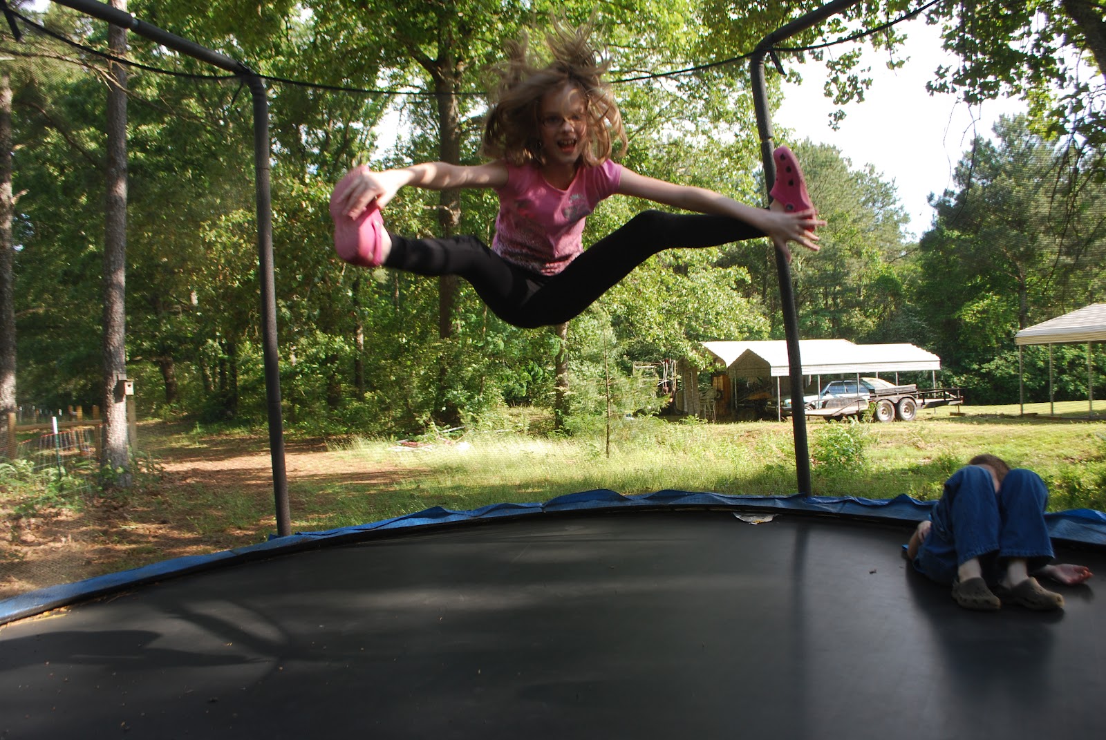Life with ZMC: Fun on the Trampoline