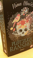 Buchvogel Buchcover: niedlich guckender Totenschädel