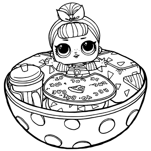 desenhos para colorir boneca lol como fazer