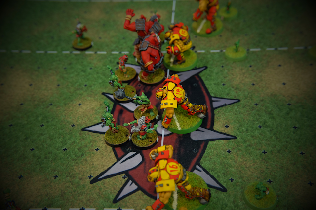 Game 4: The Stunty Cup and the only time Goblins get to roll three block dice Hackers up against the Ogres