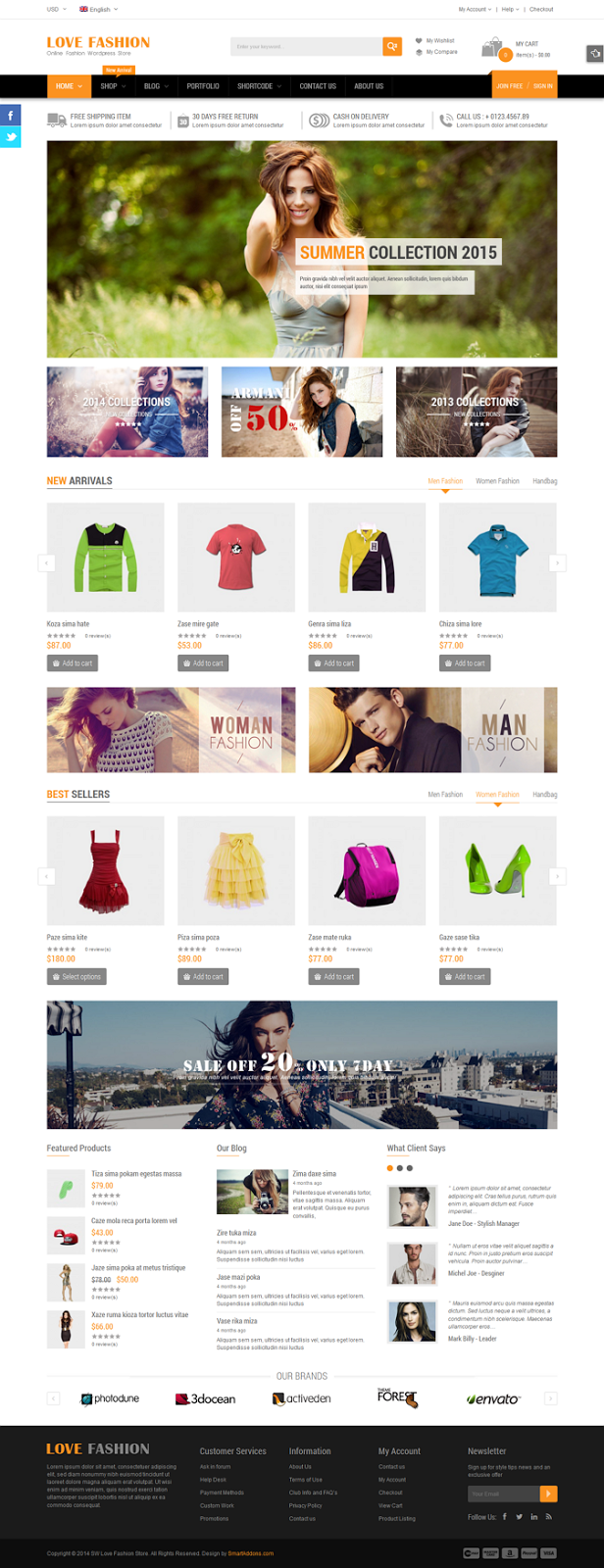 Love Fashion Responsive eCommerce WordPress Theme - Download New Themes