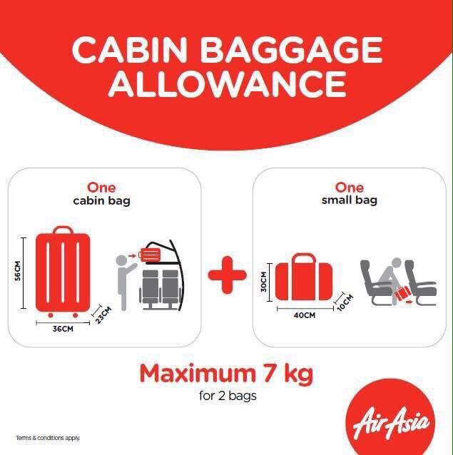 AirAsia 手提行李新标准