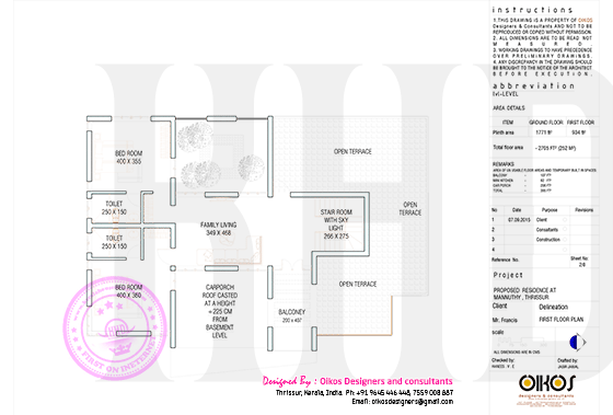 First floor 2d Drawing