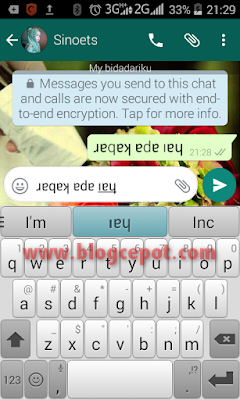 tulisan terbalik pada whatsapp cara membuat tulisan terbalik pada whatsapp