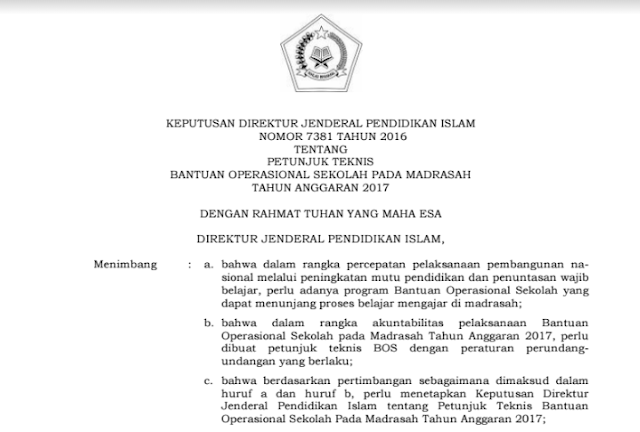 Juknis BOS Madrasah 2017 PDF Juknis BOS Madrasah 2017 PDF