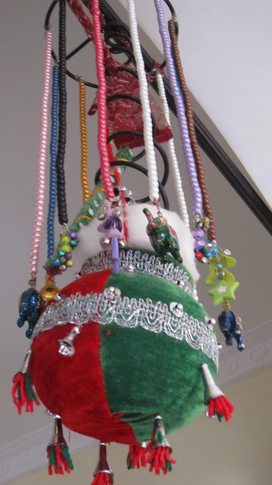 Make your own home made crafts Lord Krishna butter pot hanging
