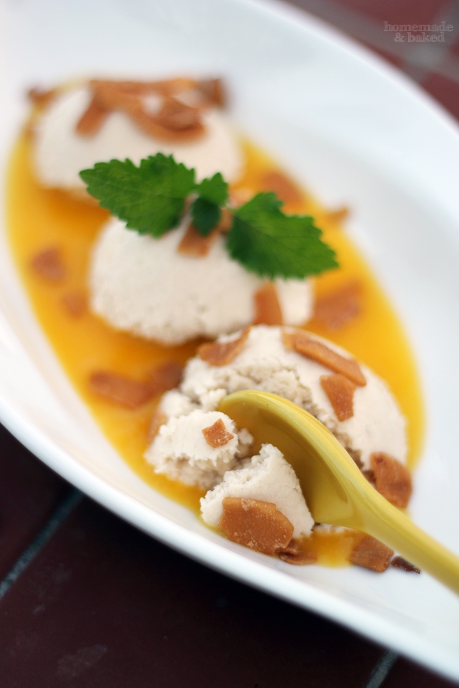 homemade and baked Food-Blog: {Werbung} Kokos-Eis auf Mangospiegel