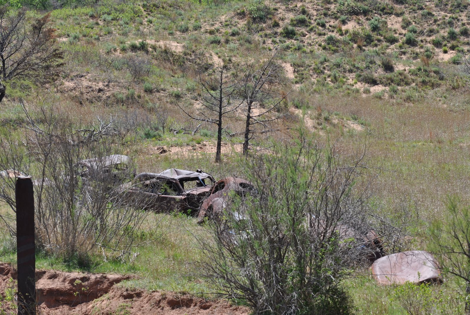 vehicles grabers perhaps ditch abandoned accident huge antique found