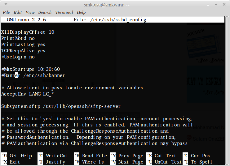 TUTORIAL FIGLETSERVER Infoku17
