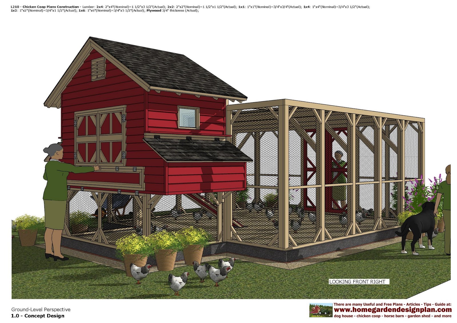 home garden plans: L210 - Chicken Coop Plans Construction home garden plans: L210 - Chicken Coop Plans Construction