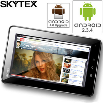 SKYTEX® 7 INCH CAPACITIVE TOUCHSCREEN TABLET ANDROID 2.3.4