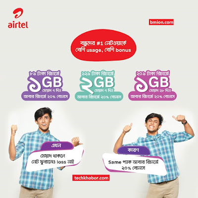 airtel Internet Offer! 20% Bonus on Same Pack Activation 2nd Time or later airtel-Internet-Offer-20%-Bonus-on-Same-Pack-Activation-2nd-Time-or-later