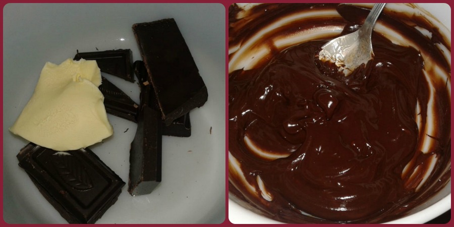 fresas con chocolate