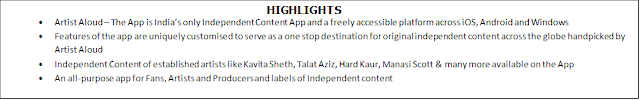 INTRODUCING INDIA’S ONLY INDEPENDENT CONTENT APP ARTIST ALOUD – THE APP INTRODUCING INDIA’S ONLY INDEPENDENT CONTENT APP ARTIST ALOUD – THE APP